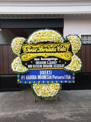 Papan Bunga Duka di Medan Baru
